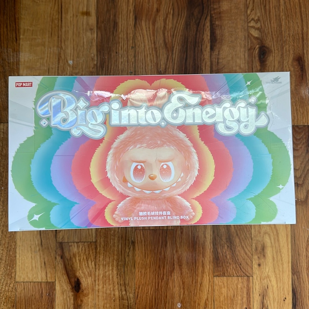Pop Mart Labubu Big Into Energy Vinyl Plush Pendant Full Whole Set 6 Blind Box